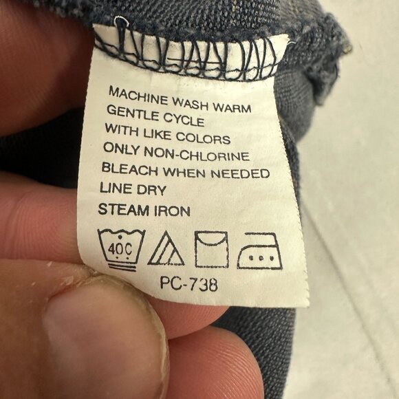 Izod Mens Double Mercerized Polo Shirt Medium 100% Cotton Floral Pattern - Picture 5 of 5